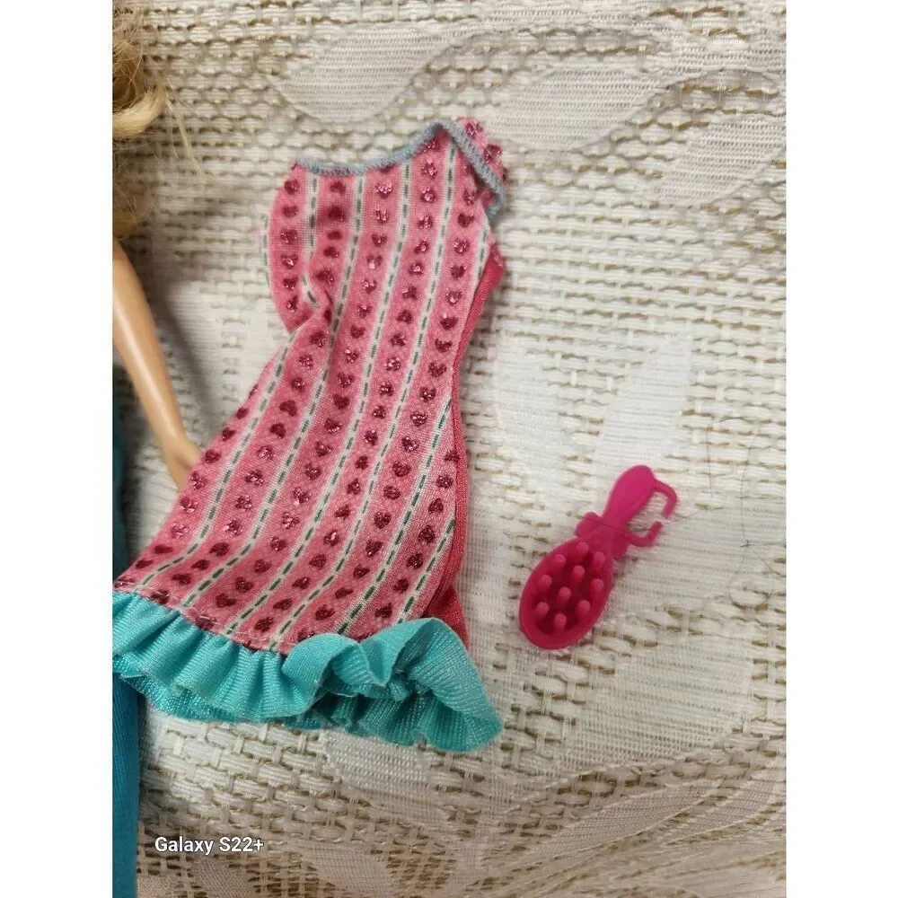 Barbie fashion doll and outfits.